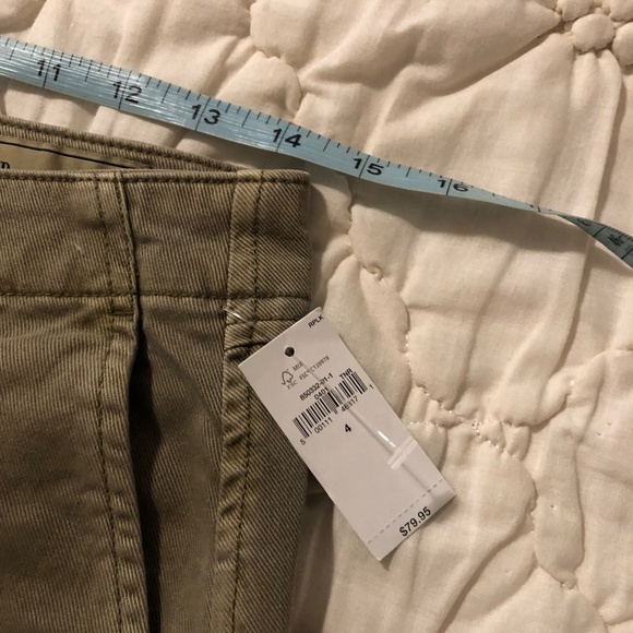 NWT Gap Khaki Loose Fit 4 Pants Low Rise Wide Leg - Picture 3 of 9